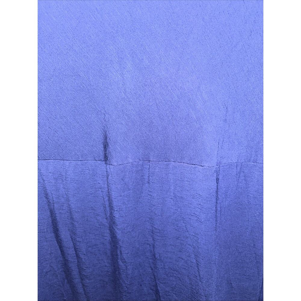J Jill Dress Women’s M Blue Maxi Pockets Short Sleeve Jersey Boho Beachy - Picture 4 of 4